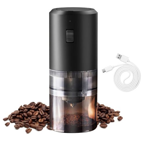 Electric Cordless Coffee Bean Grinder Rechargeable Battery 5 Levels Coarseness Ceramic Core Portable Coffee Grinder With Removable Cup For Espres Electric Cordless Coffee Bean Grinder Rechargeable Battery 5 Levels Coarseness Ceramic Core Portable Coffee Grinder With Removable Cup For Espres