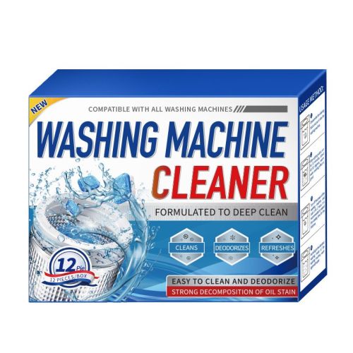 Washing Machine Cleaner Descaling 24-piece Pack - Deep Cleaning Sheets For HE Front Loaders And Top Loading Washing Machines, Septic Tank Safety